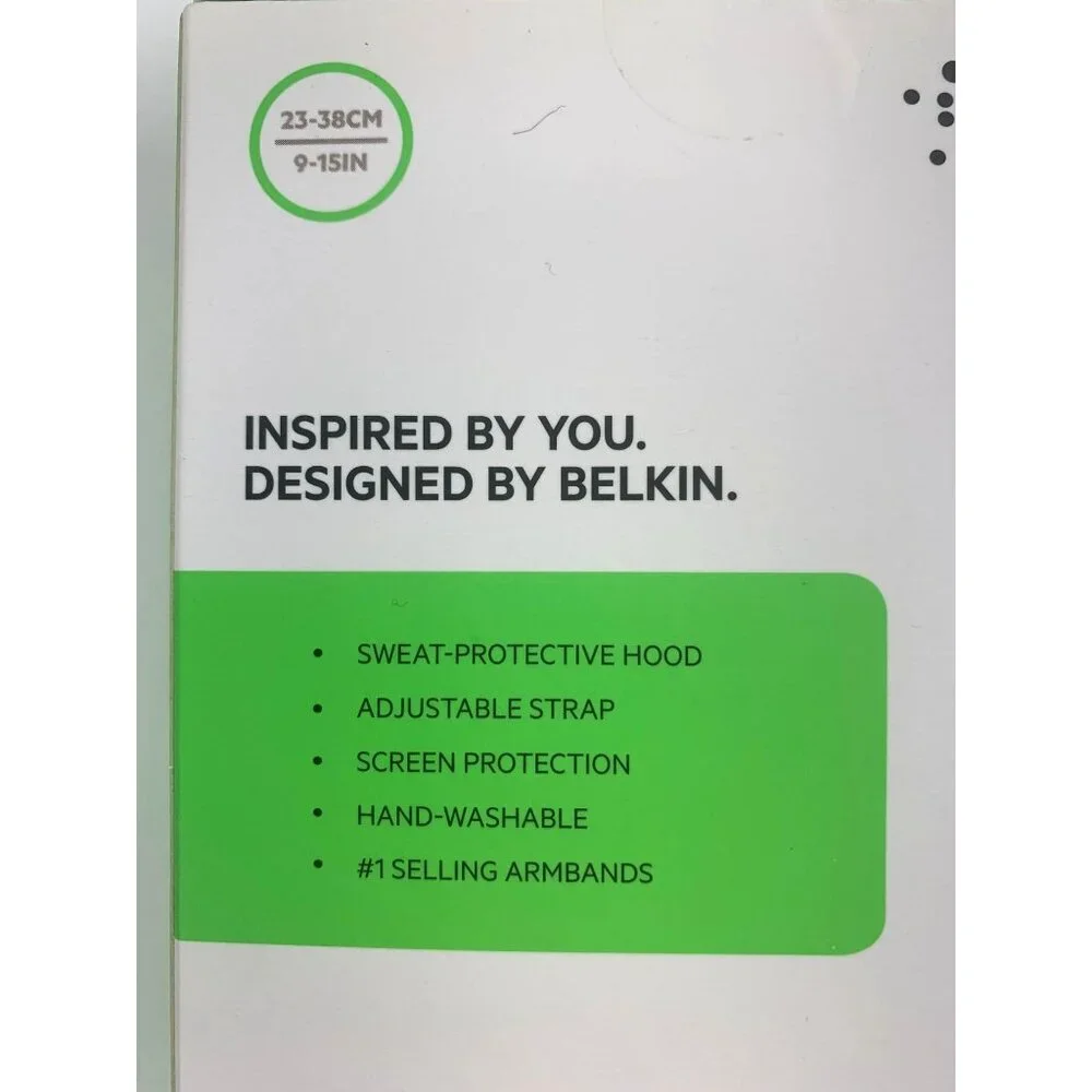 Belkin Sport Fit Armband For iPhone 6 6s With Adjustable Strap New in Box